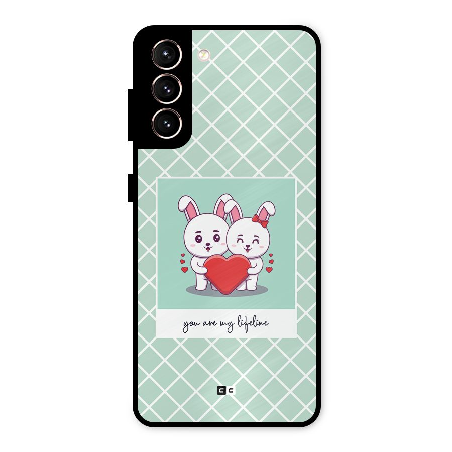 Love Lifeline Metal Back Case for Galaxy S21 5G