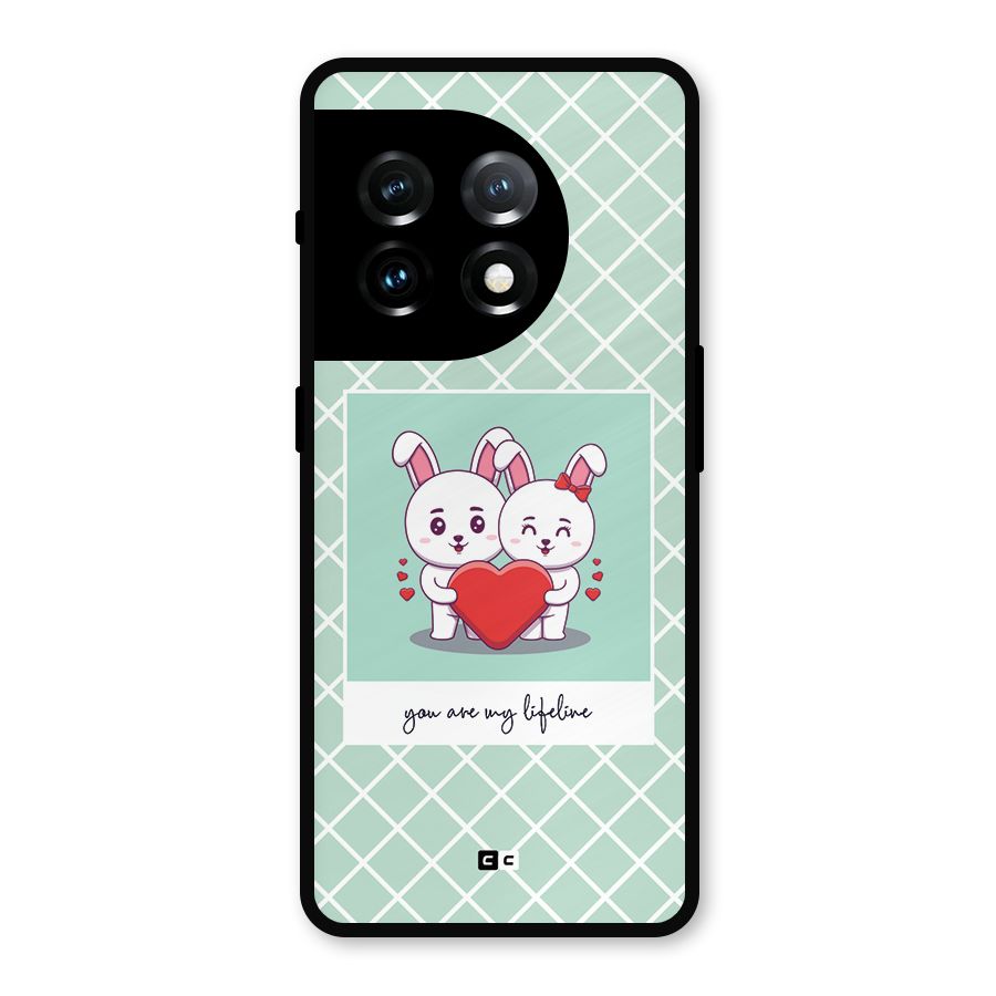 Love Lifeline Metal Back Case for OnePlus 11