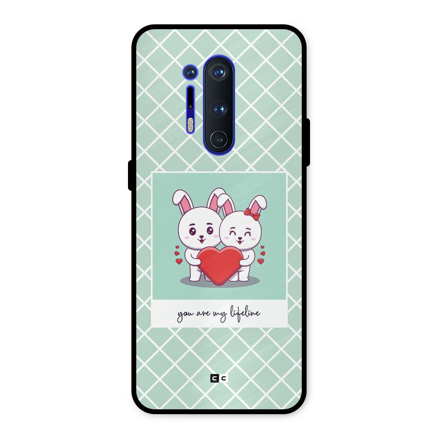 Love Lifeline Metal Back Case for OnePlus 8 Pro