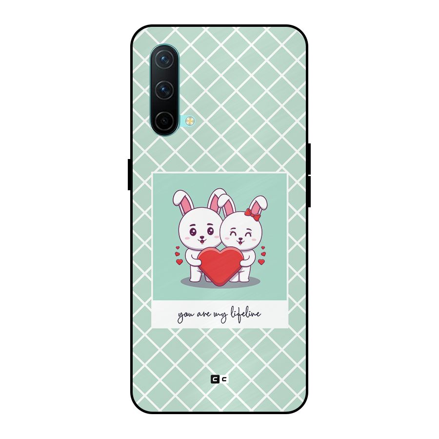 Love Lifeline Metal Back Case for OnePlus Nord CE 5G