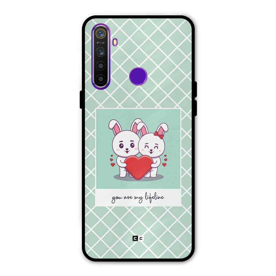 Love Lifeline Metal Back Case for Realme 5
