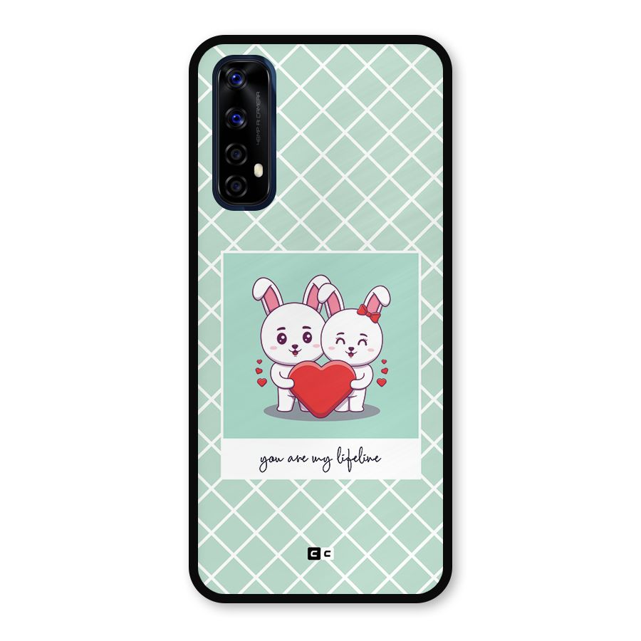Love Lifeline Metal Back Case for Realme 7