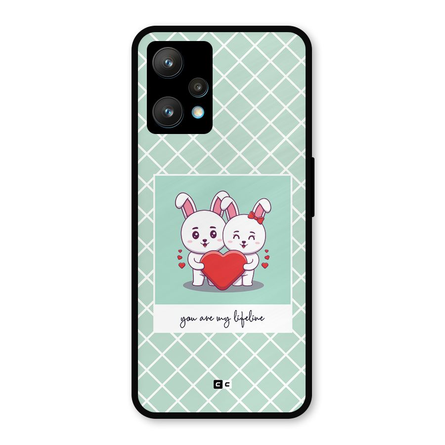 Love Lifeline Metal Back Case for Realme 9 Pro Plus 5G