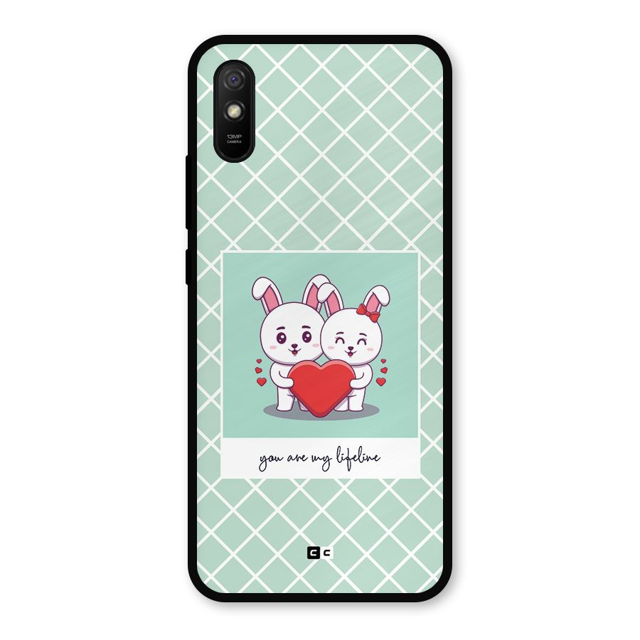 Love Lifeline Metal Back Case for Redmi 9a