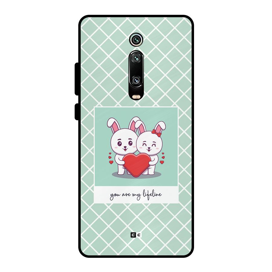 Love Lifeline Metal Back Case for Redmi K20