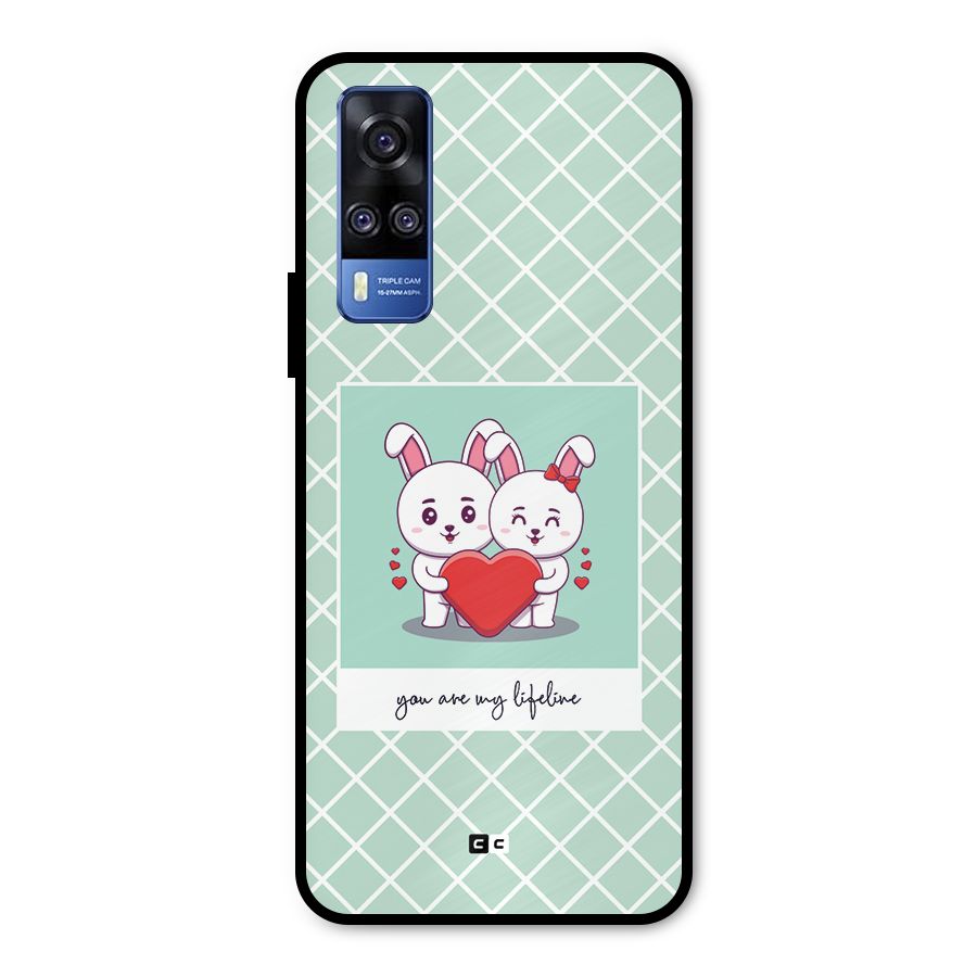 Love Lifeline Metal Back Case for Vivo Y31