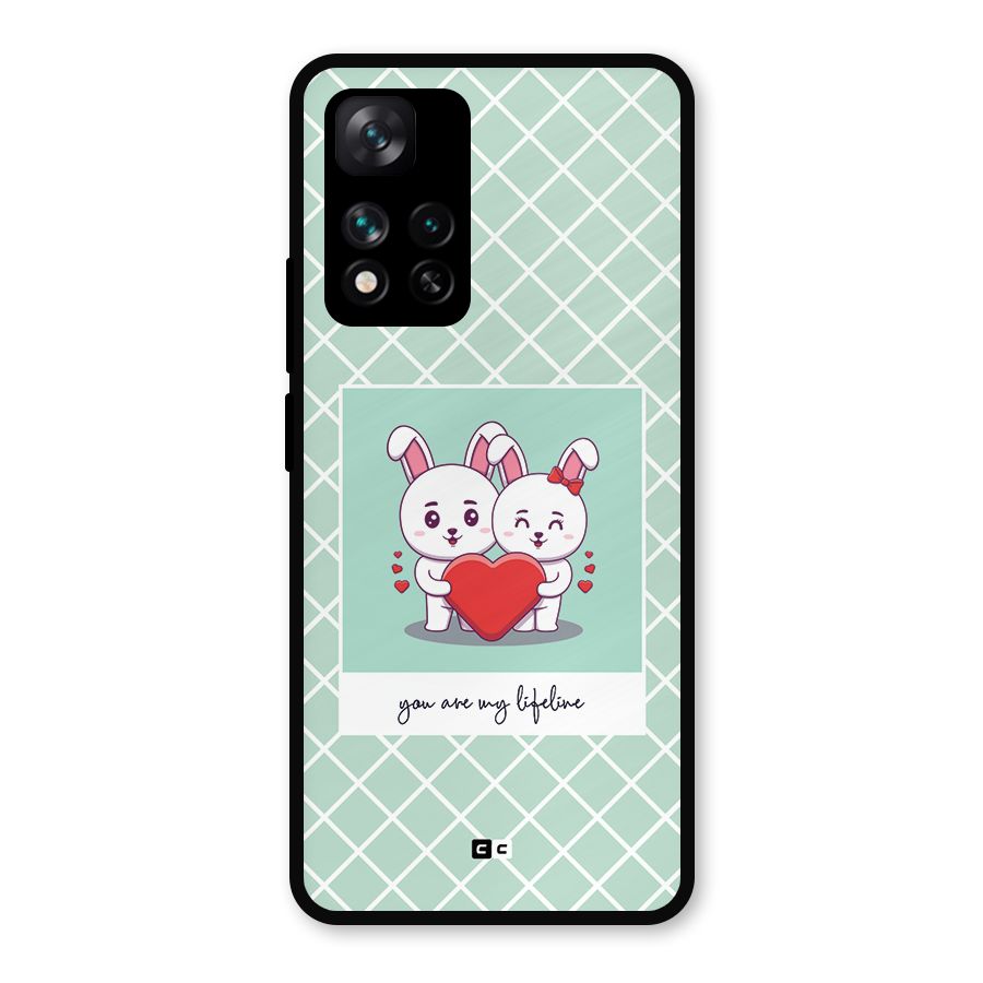 Love Lifeline Metal Back Case for Xiaomi 11i 5G