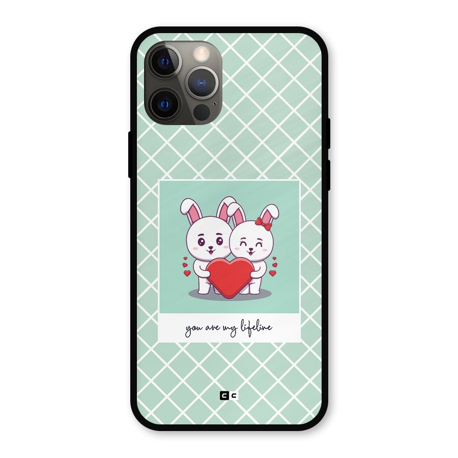 Love Lifeline Metal Back Case for iPhone 12 Pro