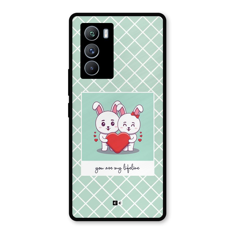 Love Lifeline Metal Back Case for iQOO 9 SE