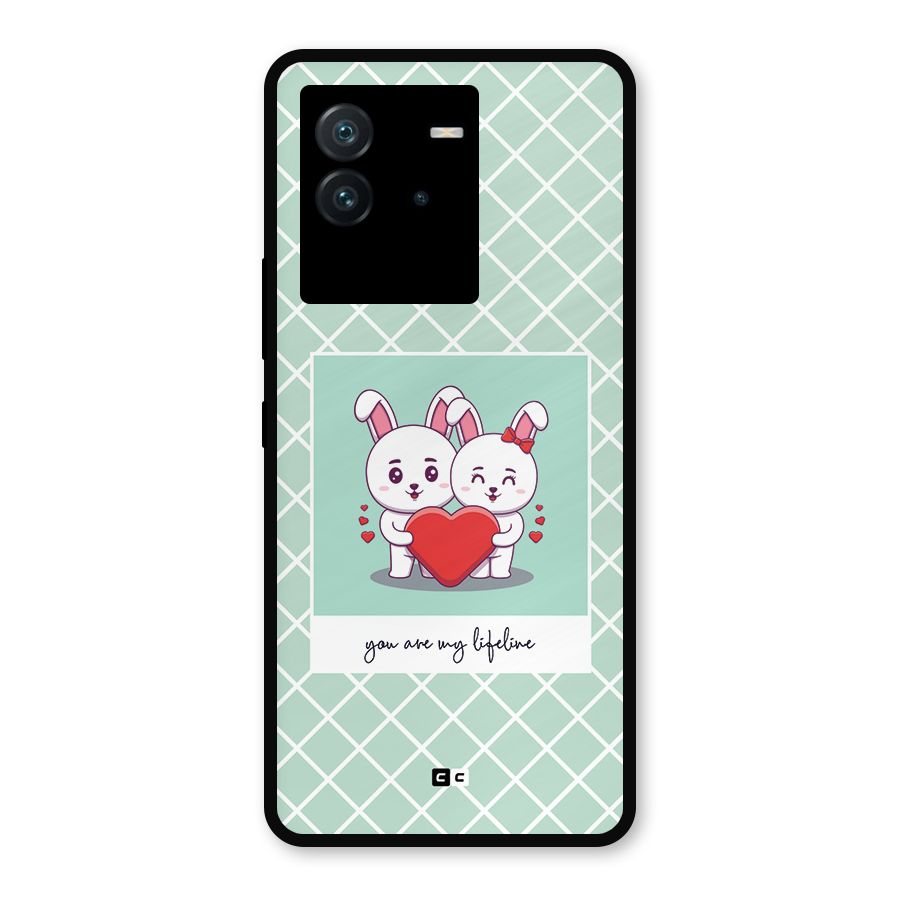 Love Lifeline Metal Back Case for iQOO Neo 6 5G