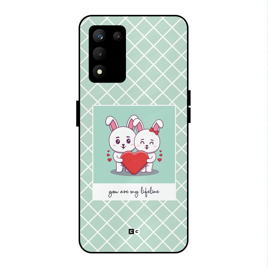 Love Lifeline Metal Back Case for realme 9 5G SE