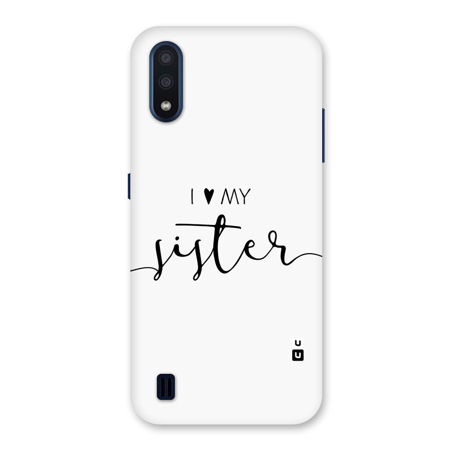 Love My Sister Back Case for Galaxy M01