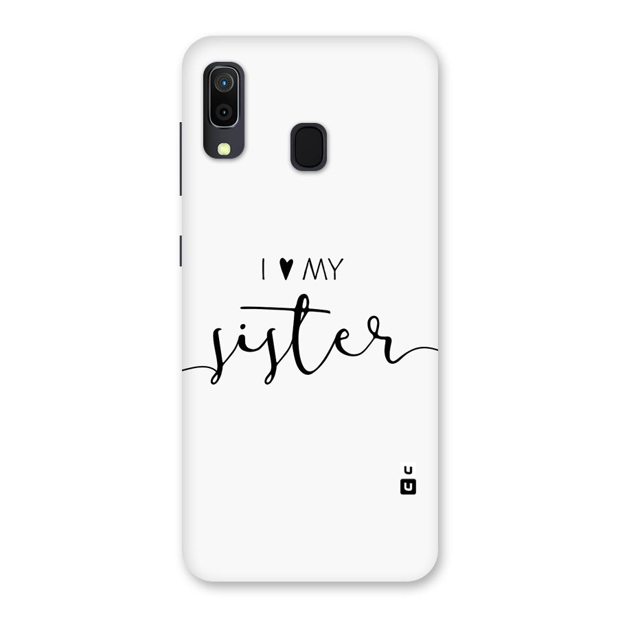 Love My Sister Back Case for Galaxy M10s