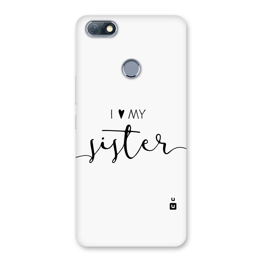 Love My Sister Back Case for Infinix Note 5