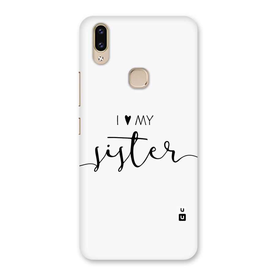 Love My Sister Back Case for Vivo V9 Youth