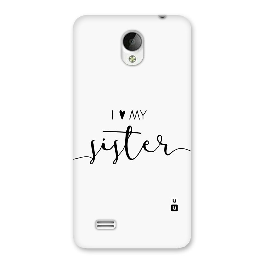 Love My Sister Back Case for Vivo Y21