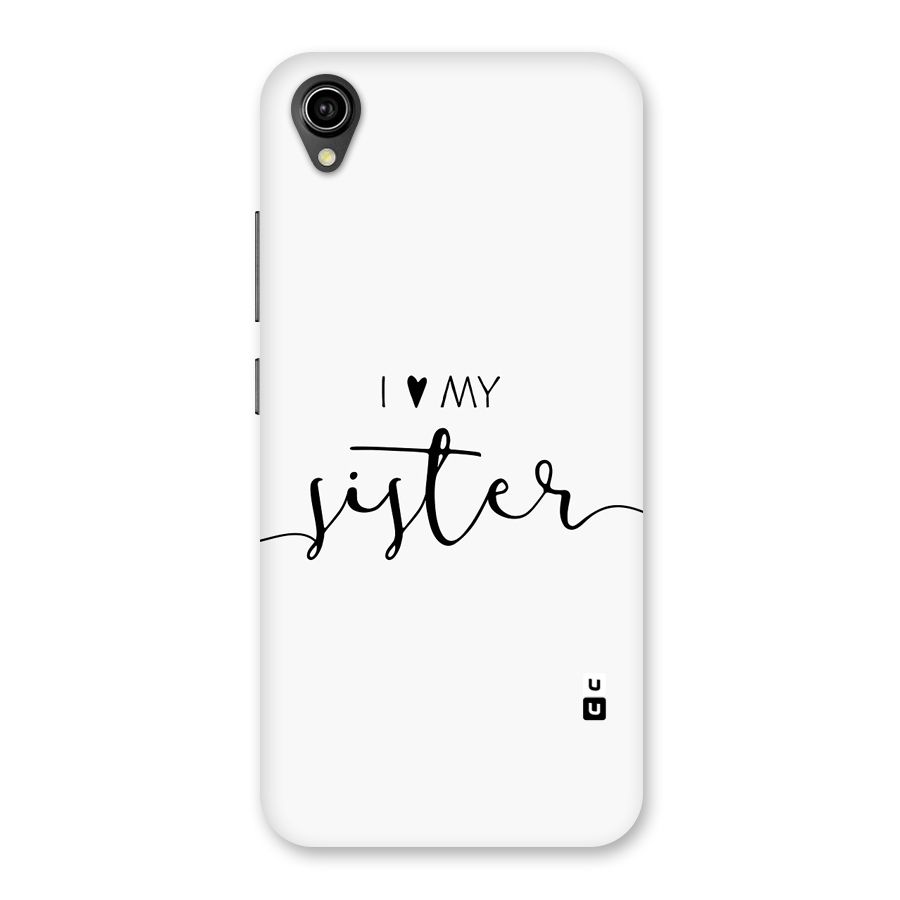 Love My Sister Back Case for Vivo Y90