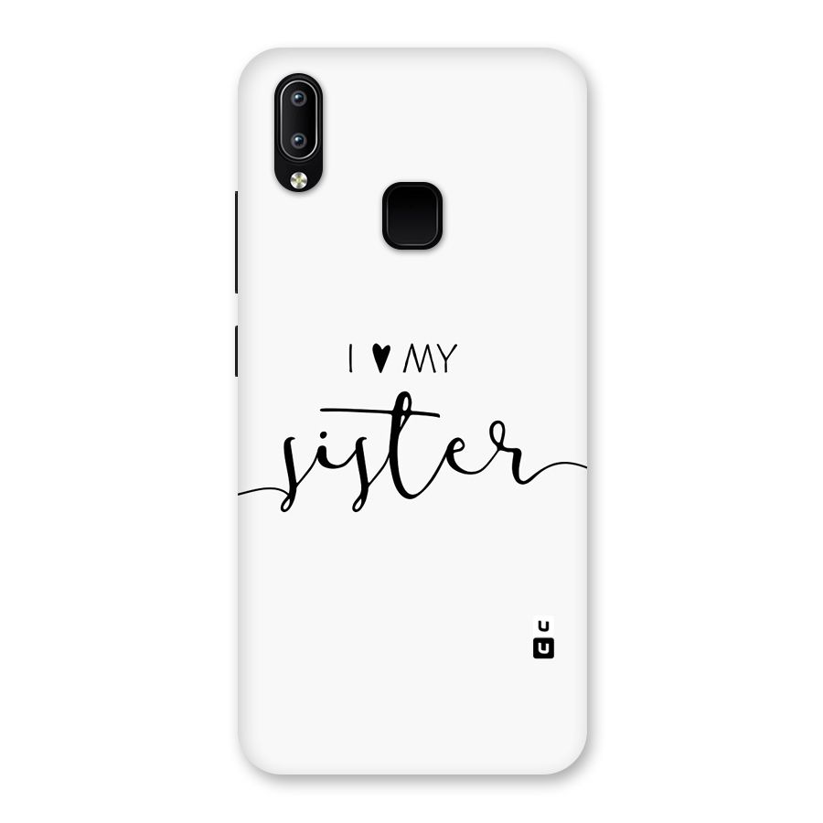 Love My Sister Back Case for Vivo Y93