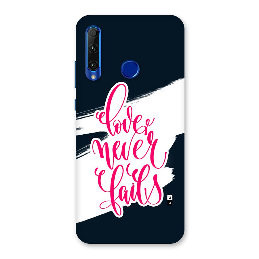 Love Never Fails Back Case for Honor 20i