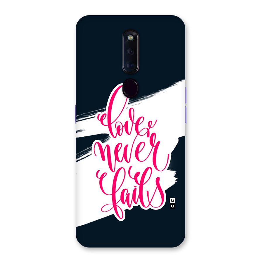 Love Never Fails Back Case for Oppo F11 Pro