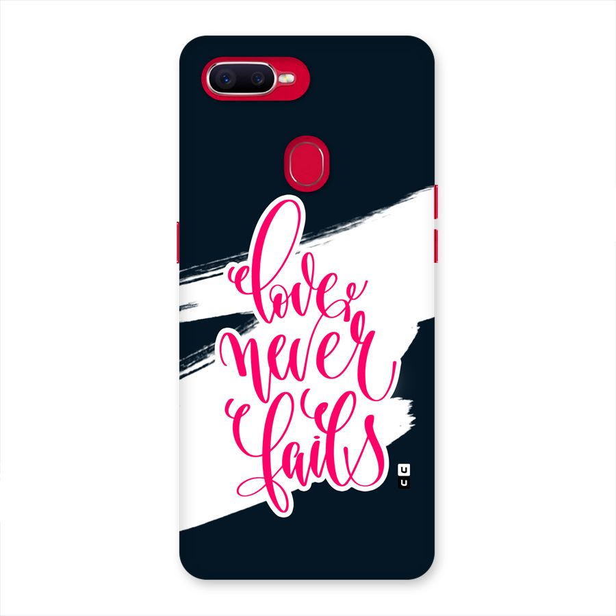 Love Never Fails Back Case for Oppo F9 Pro