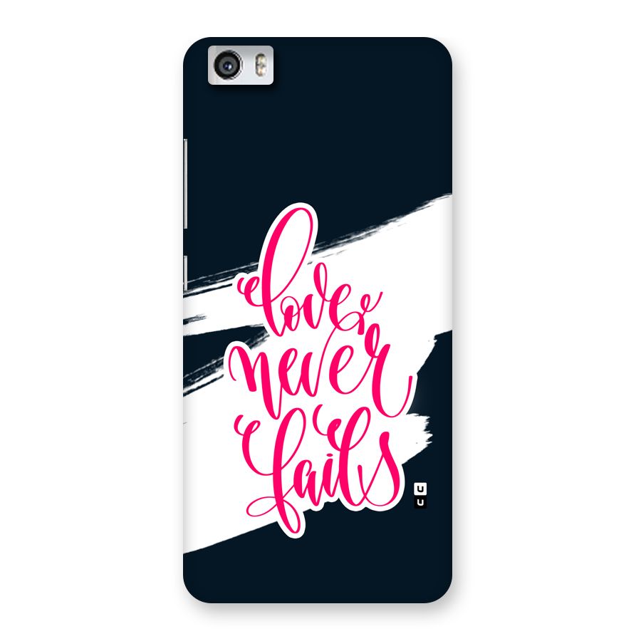 Love Never Fails Back Case for Redmi Mi 5