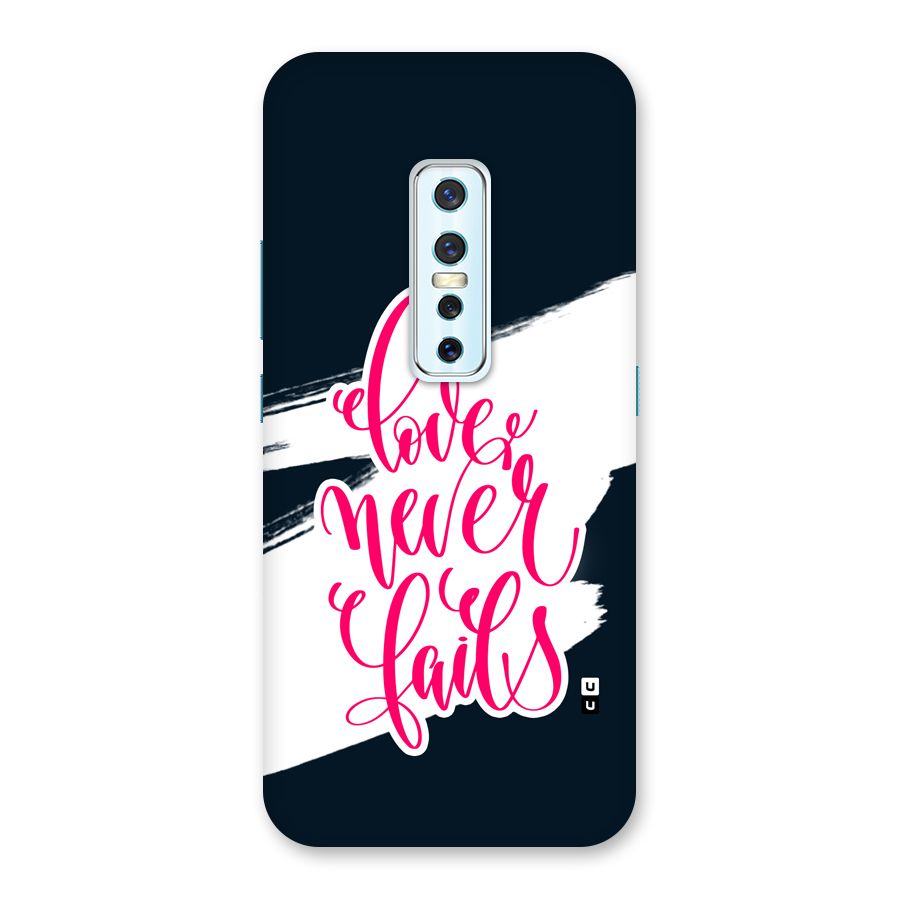 Love Never Fails Back Case for Vivo V17 Pro