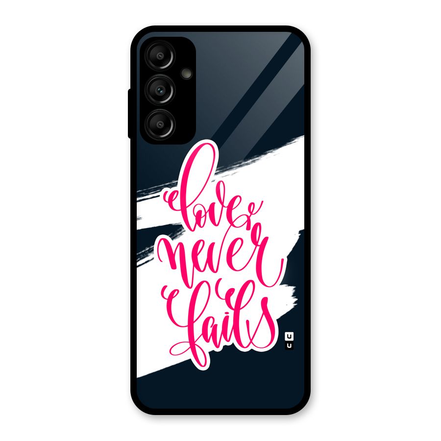 Love Never Fails Glass Back Case for Galaxy A14 5G