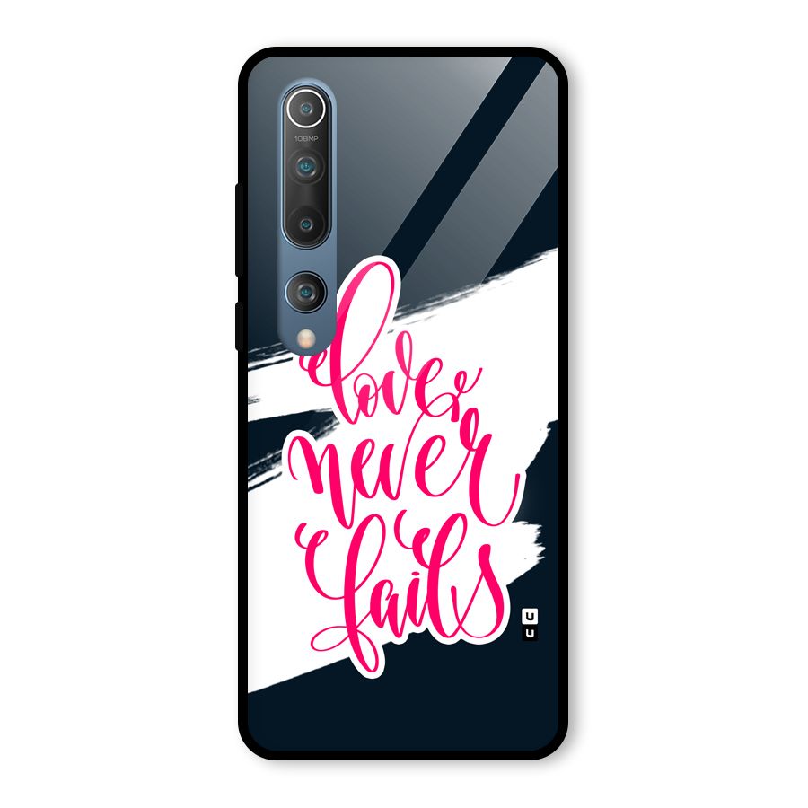 Love Never Fails Glass Back Case for Mi 10