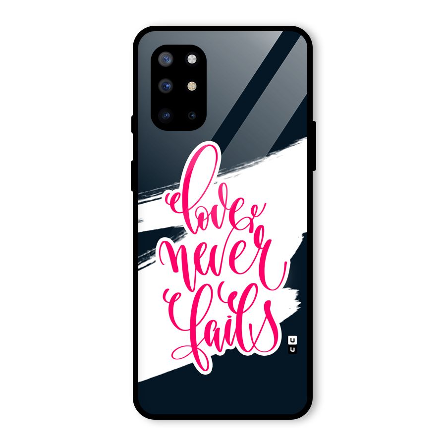 Love Never Fails Glass Back Case for OnePlus 8T