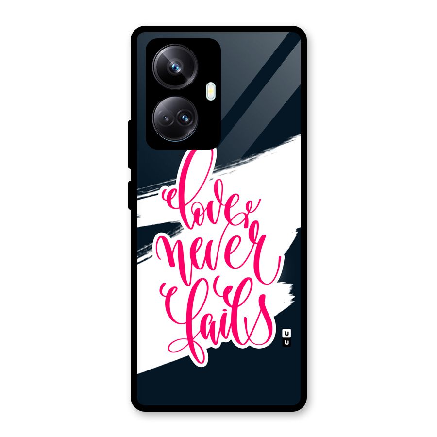 Love Never Fails Glass Back Case for Realme 10 Pro Plus