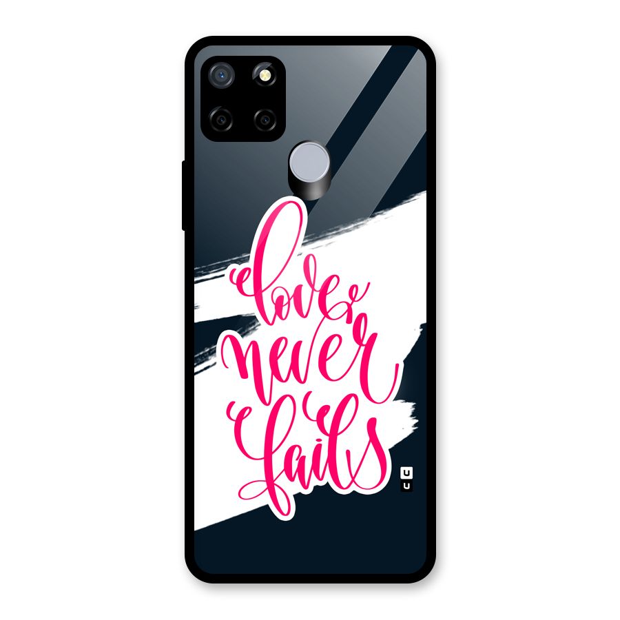 Love Never Fails Glass Back Case for Realme C12