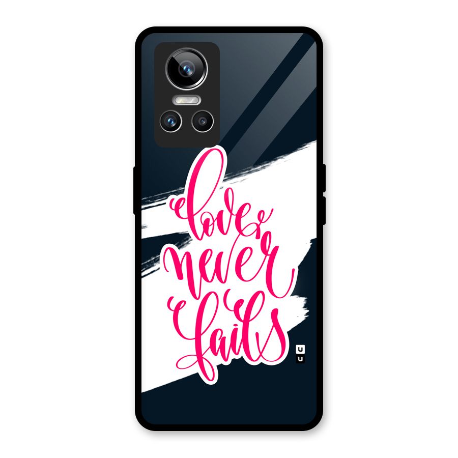 Love Never Fails Glass Back Case for Realme GT Neo 3