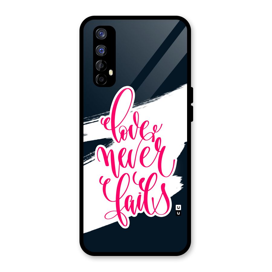 Love Never Fails Glass Back Case for Realme Narzo 20 Pro