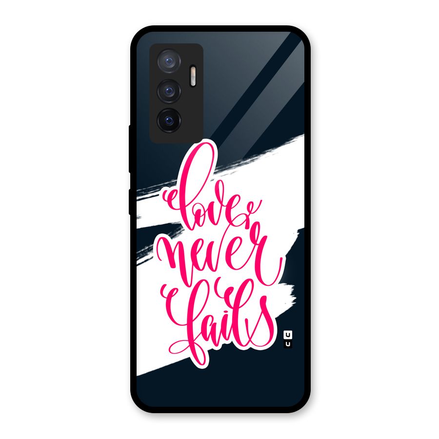 Love Never Fails Glass Back Case for Vivo V23e