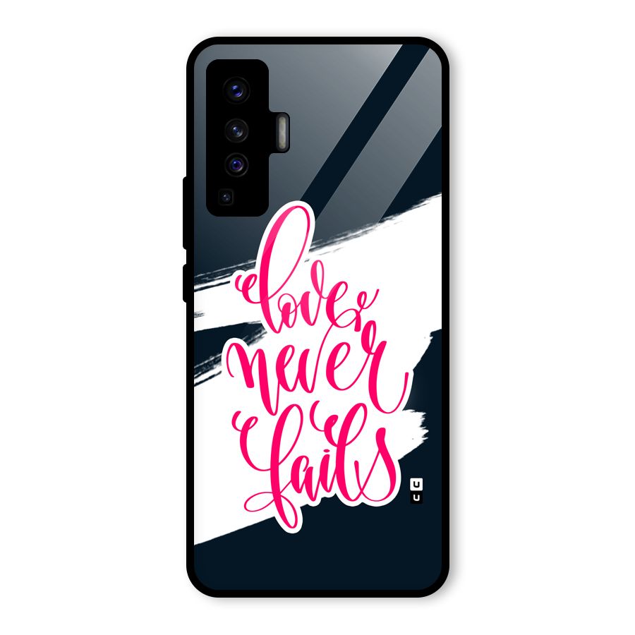 Love Never Fails Glass Back Case for Vivo X50