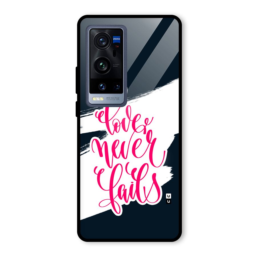 Love Never Fails Glass Back Case for Vivo X60 Pro Plus