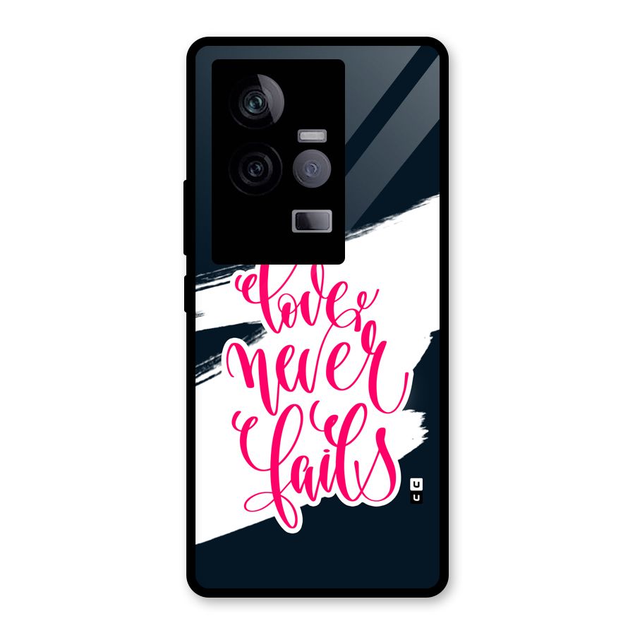 Love Never Fails Glass Back Case for Vivo iQOO 11 5G