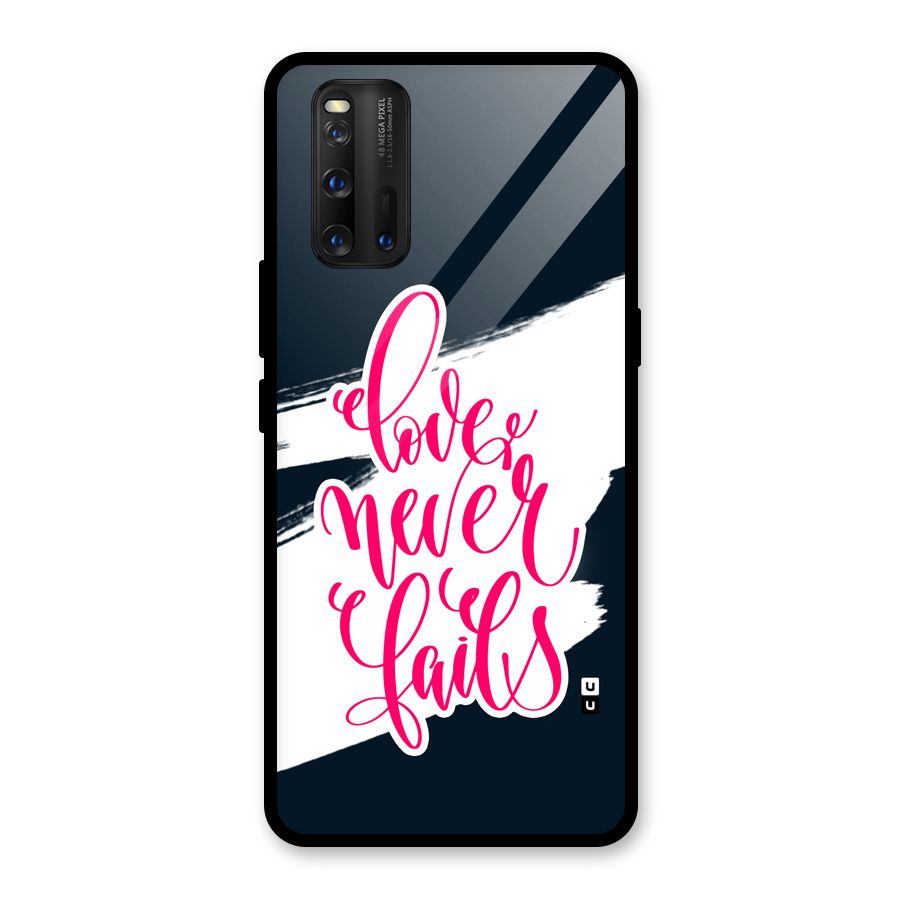 Love Never Fails Glass Back Case for Vivo iQOO 3