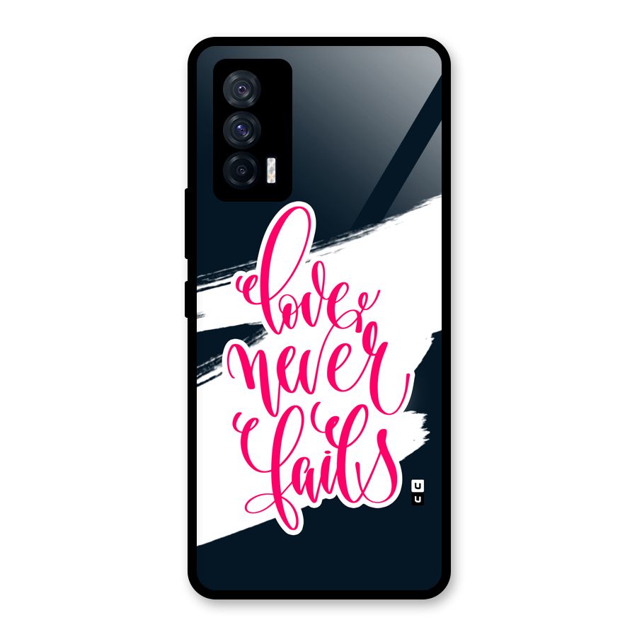 Love Never Fails Glass Back Case for Vivo iQOO 7 5G