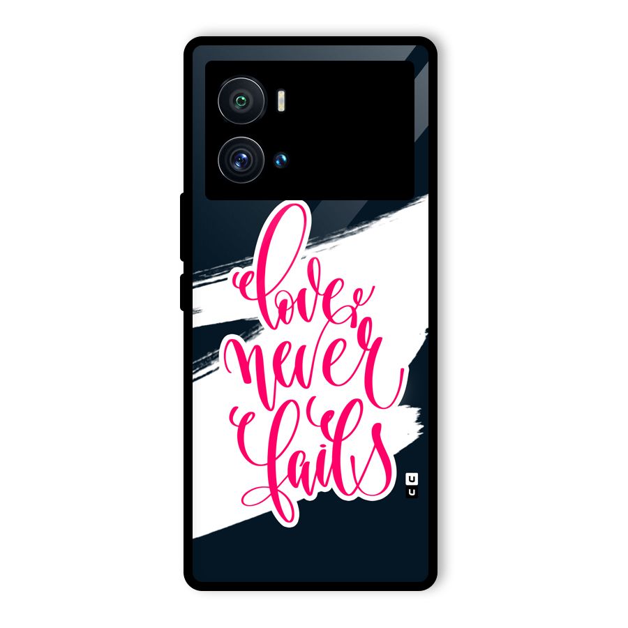 Love Never Fails Glass Back Case for Vivo iQOO 9 Pro