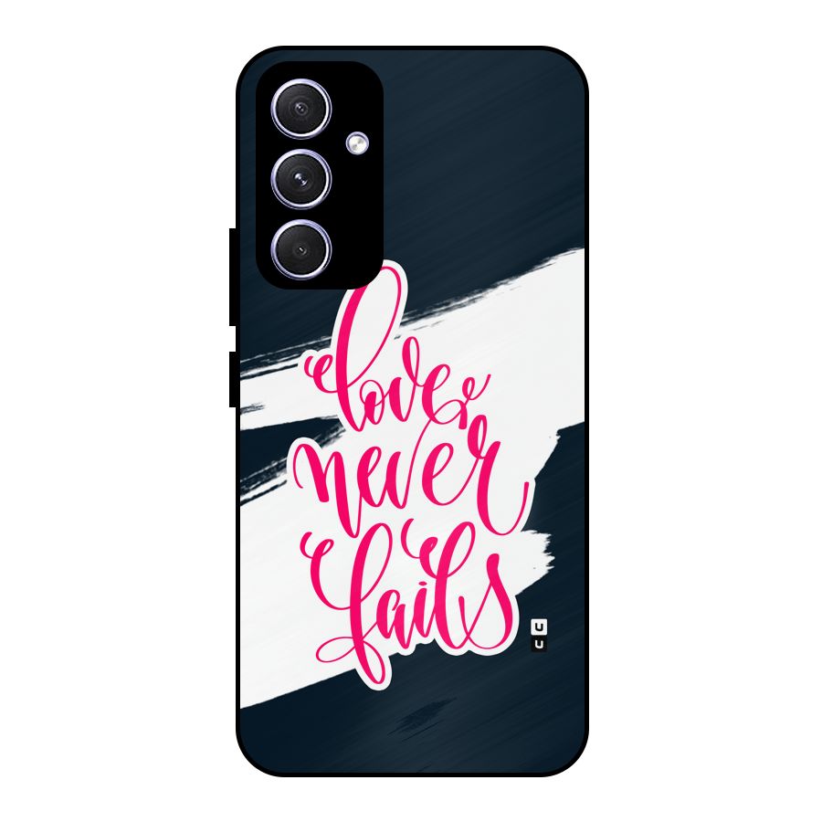 Love Never Fails Metal Back Case for Galaxy A54