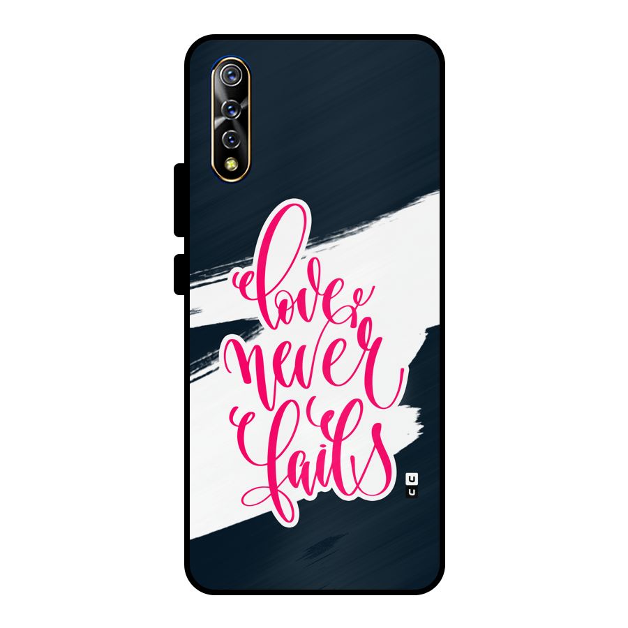 Love Never Fails Metal Back Case for Vivo S1