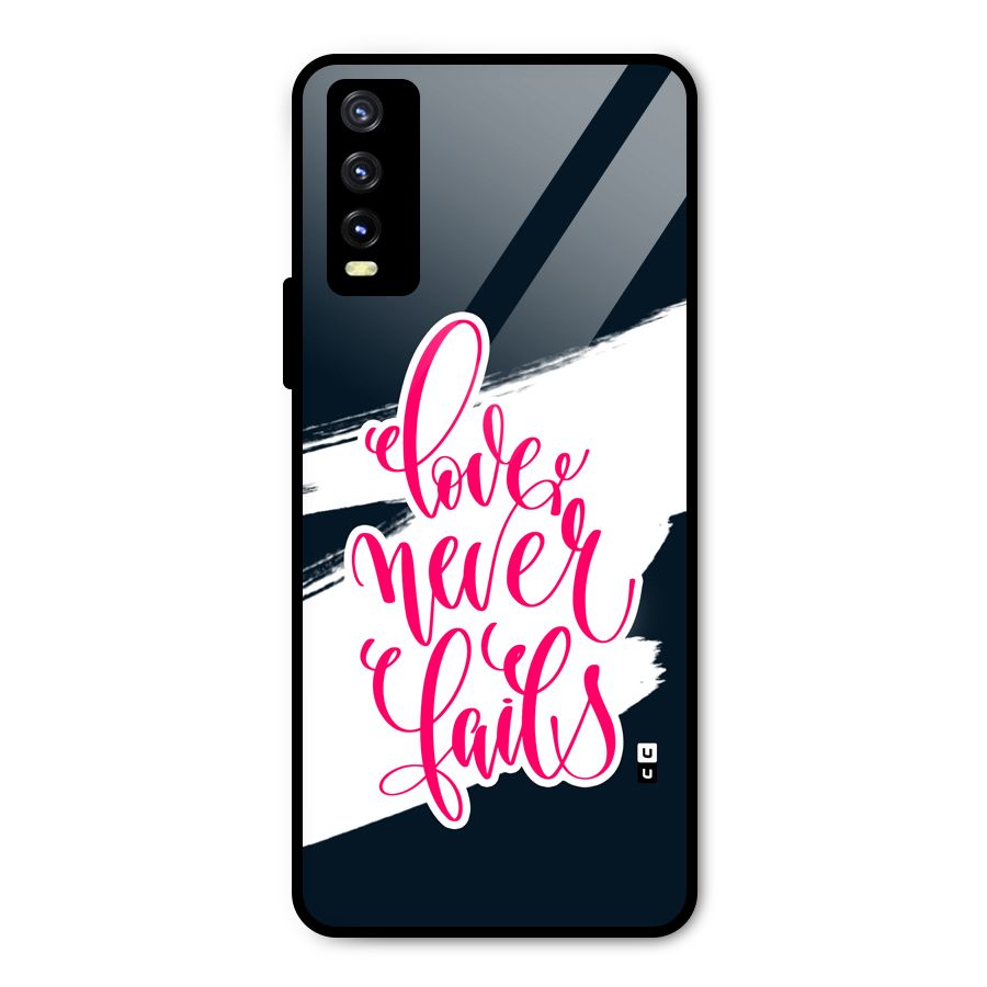 Love Never Fails Metal Back Case for Vivo Y20g