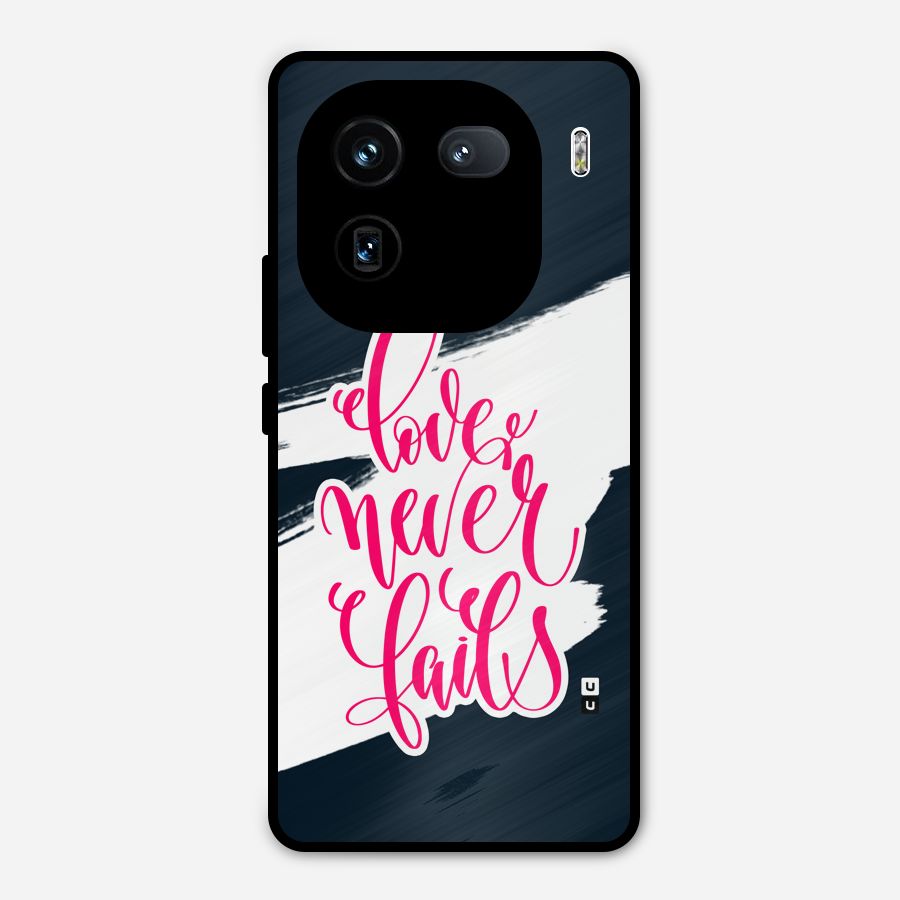 Love Never Fails Metal Back Case for iQOO 12