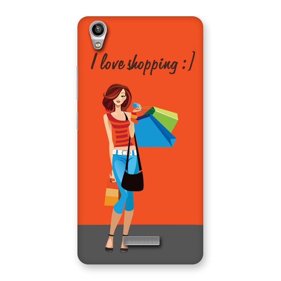 Love Shopping Classy Girl Back Case for Lava-Pixel-V1