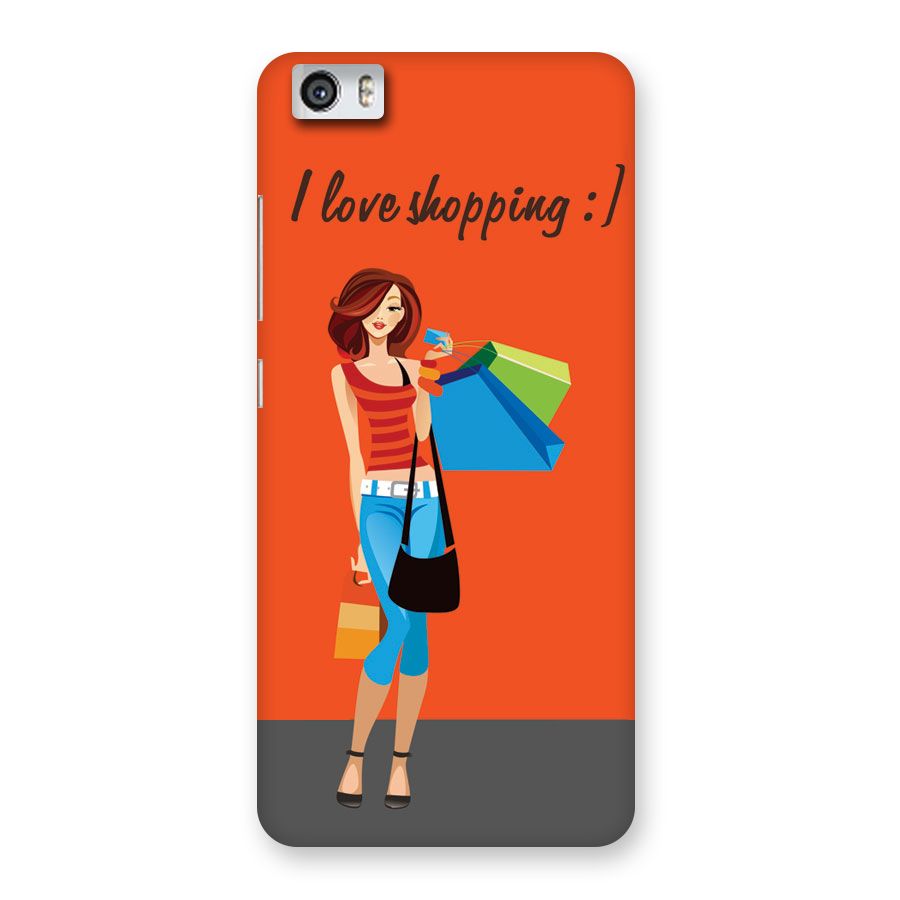 Love Shopping Classy Girl Back Case for Xiaomi Redmi Mi5