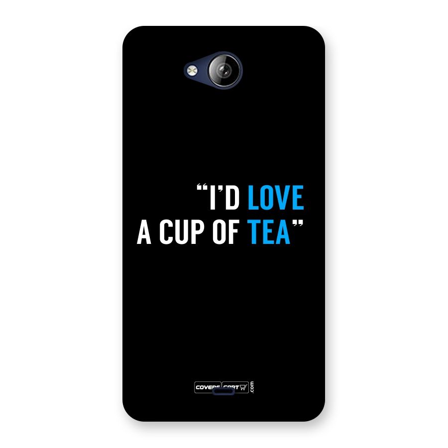 Love Tea Back Case for Canvas Play Q355