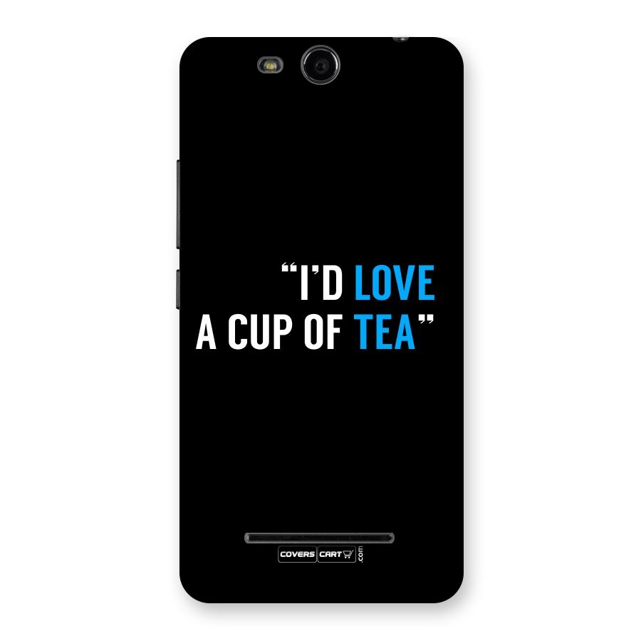 Love Tea Back Case for Micromax Canvas Juice 3 Q392