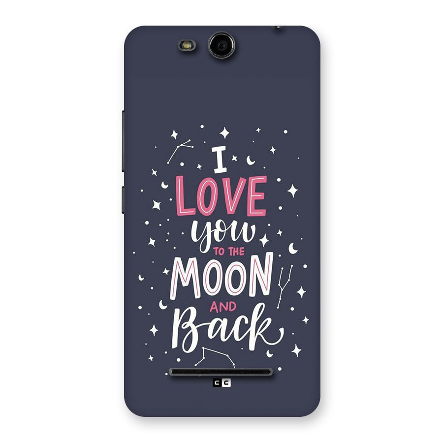 Love To The Moon Back Case for Canvas Juice 3 Q392